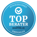 Ausgezeichnet als Top-Berater von Beratung.de